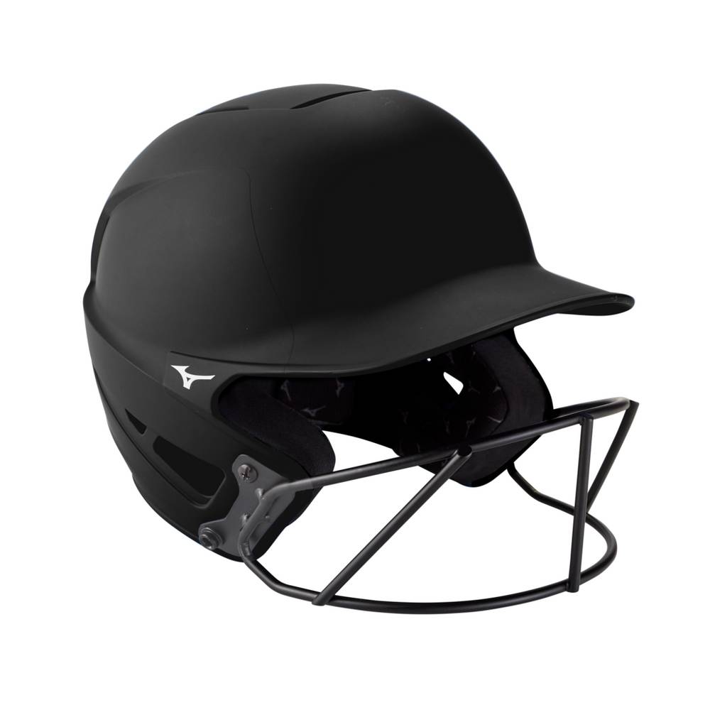 Womens Mizuno F6 Fastpitch Softball Batting Helmet Black Philippines (HRGTOA482)